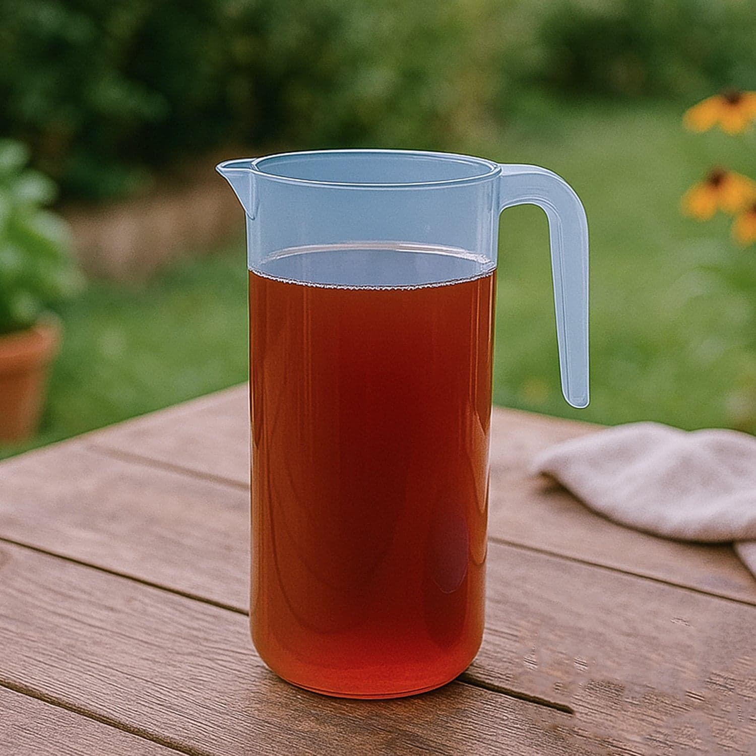 Apex Crystal Premium Jug with Lid & 4 Pcs Glass (1500 ML / 300 ML Approx / 5 Pcs Set) thumbnail 3