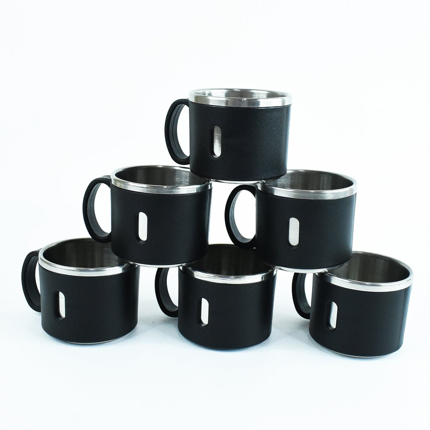 Apex Stainless Steel Desk Mug 6 Pc thumbnail 4