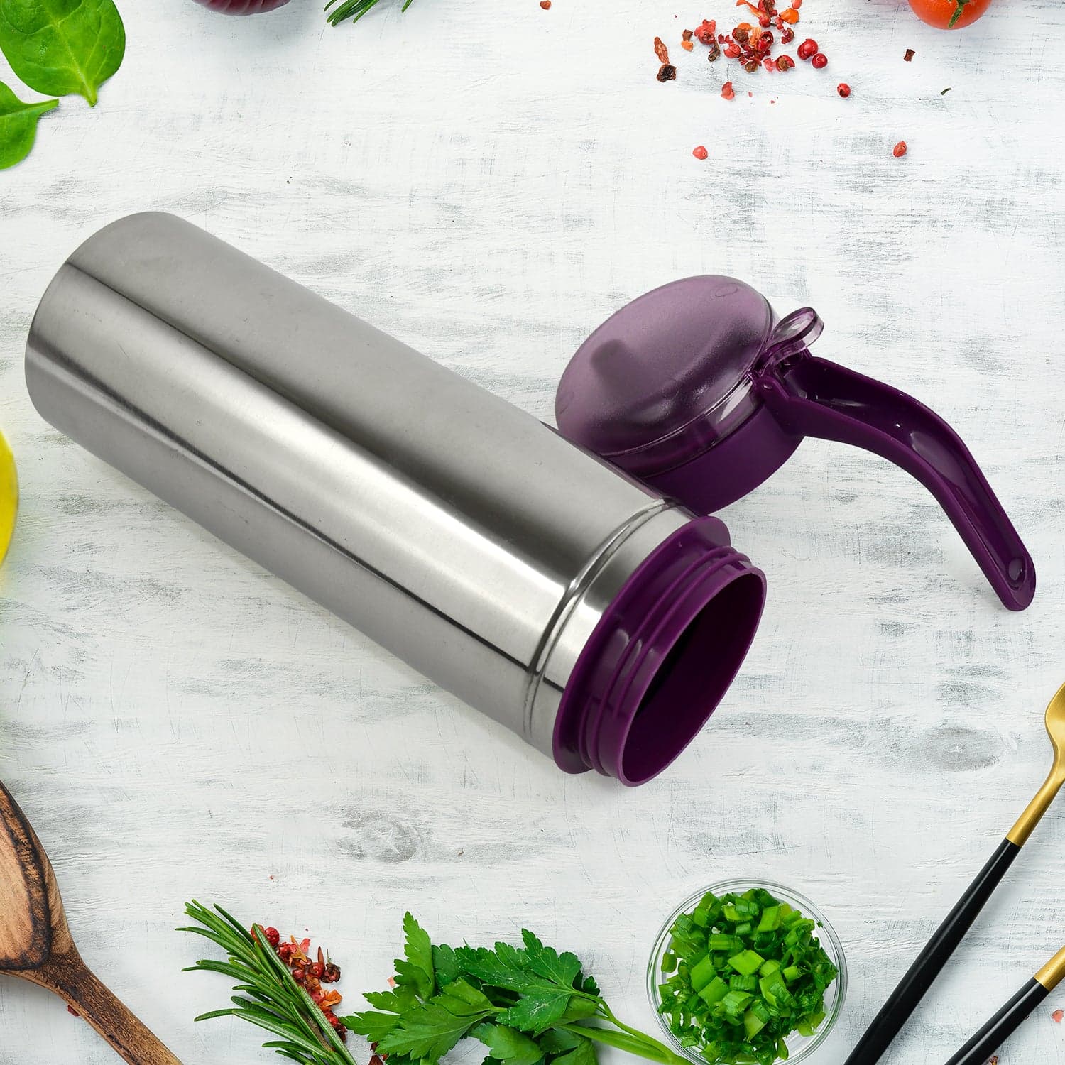 Apex 1000Ml Approx Stainless Steel Oil Pourer 1 Pc thumbnail 2
