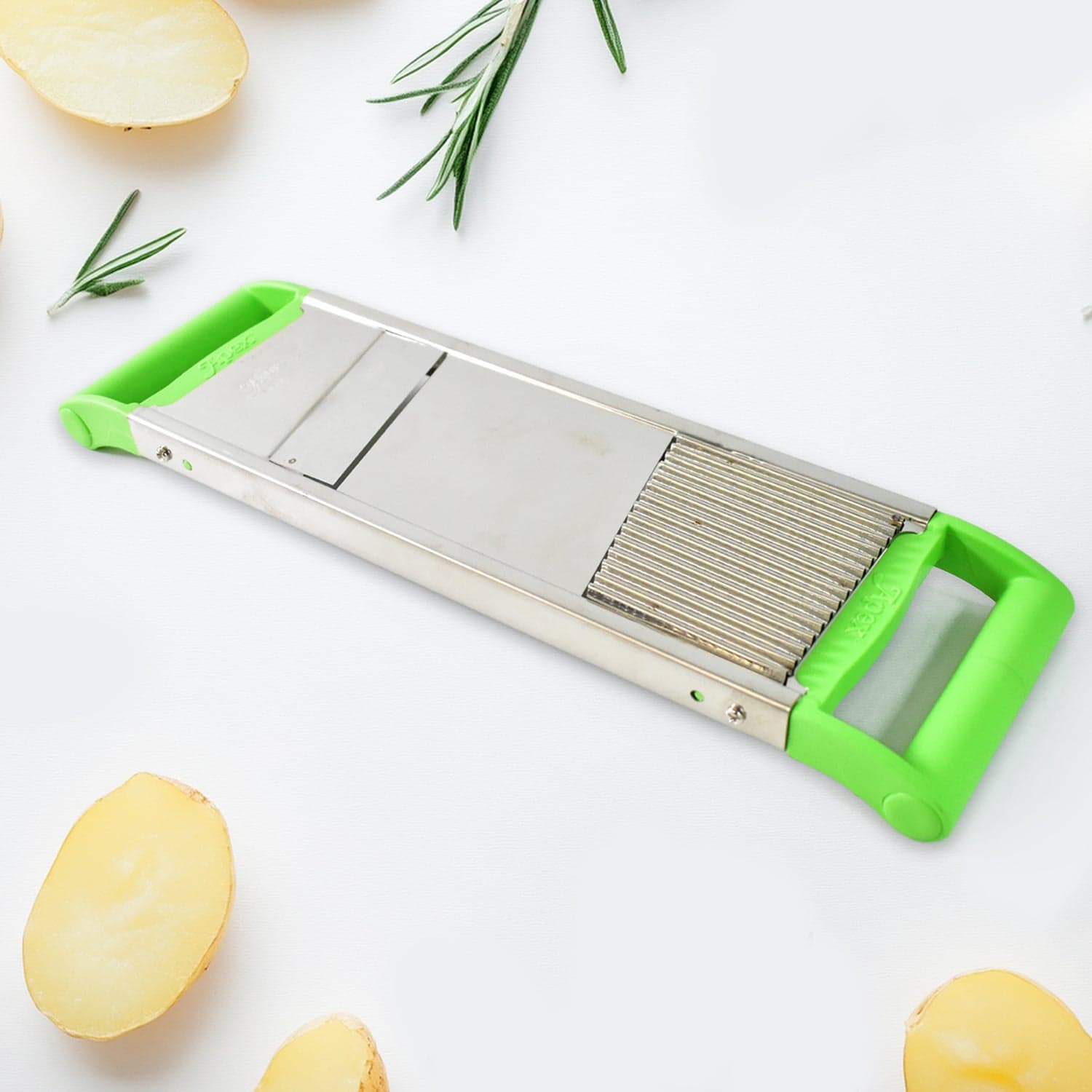 Apex Stainless Steel Vegetable Slicer 2 In 1 thumbnail 3