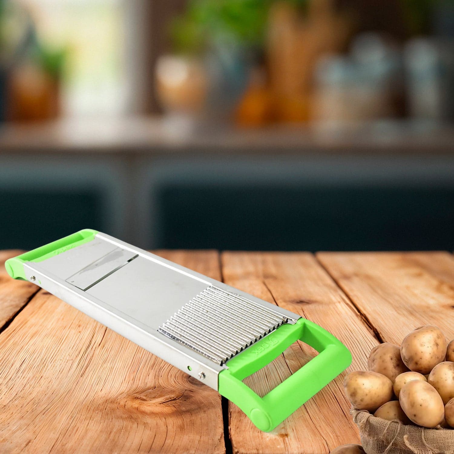 Apex Stainless Steel Vegetable Slicer 2 In 1 thumbnail 6