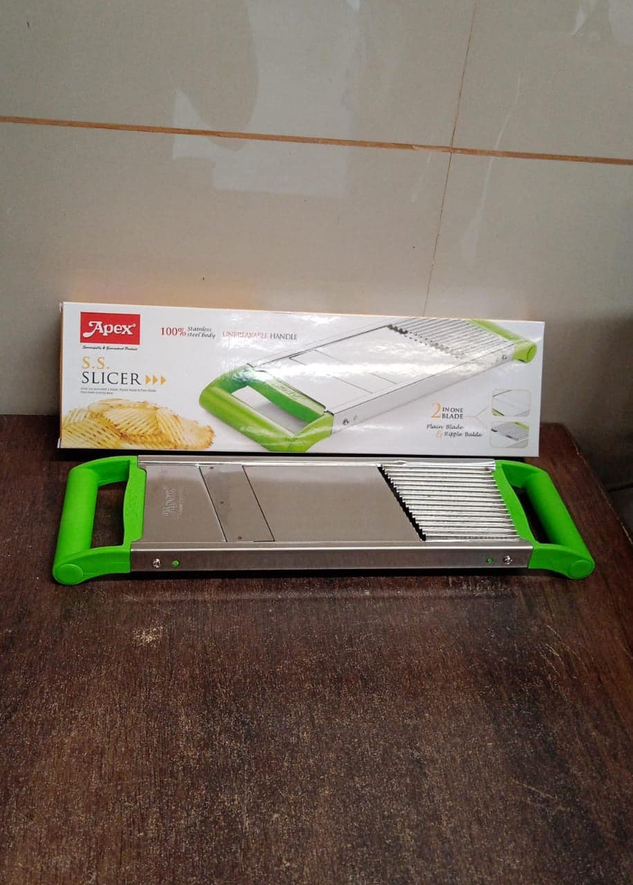 Apex Stainless Steel Vegetable Slicer 2 In 1 thumbnail 8