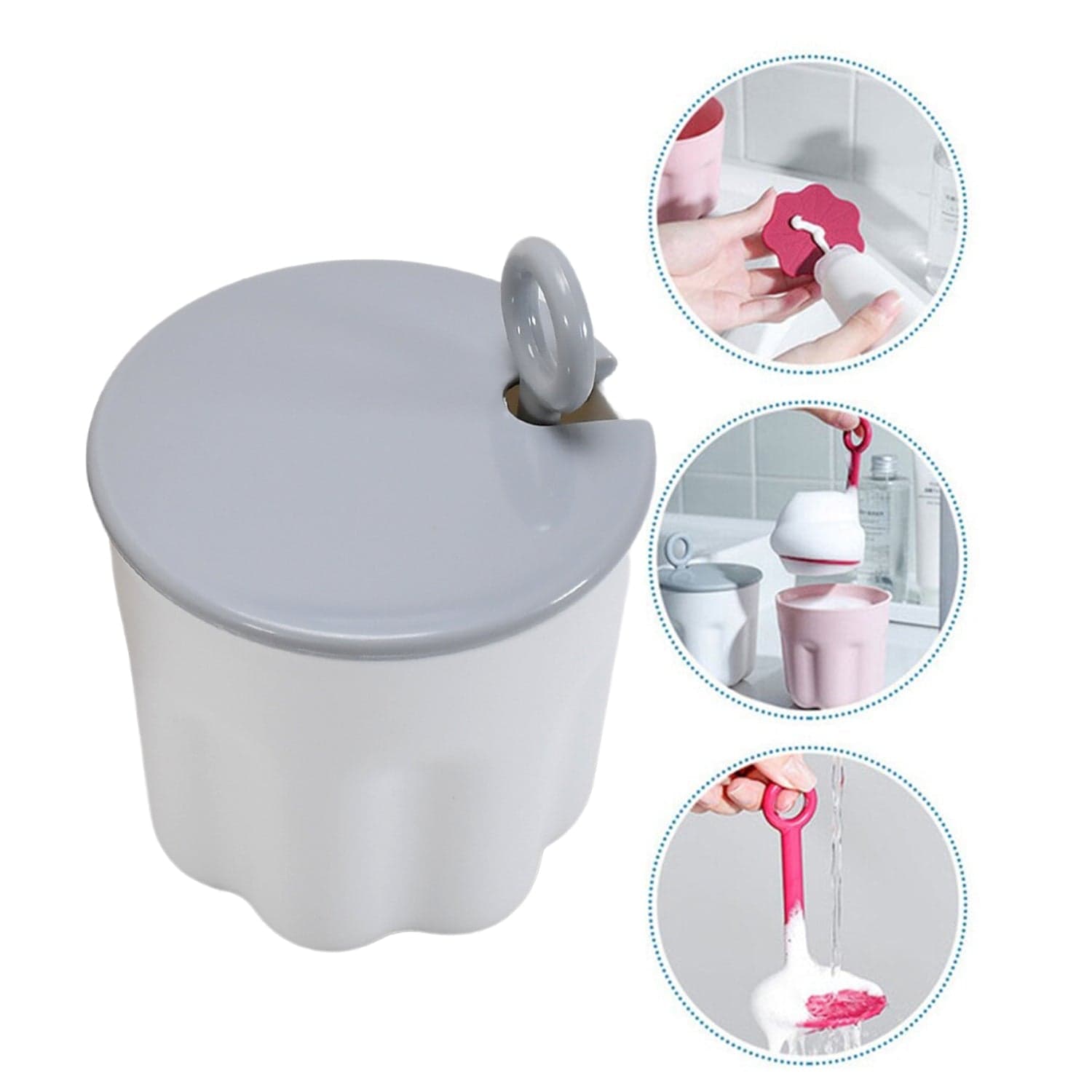 Winter Facial Cleanser Foaming Shaker Washing Artifact Bubble Foaming Foaming Winter Summer Warm Fluffy thumbnail 3