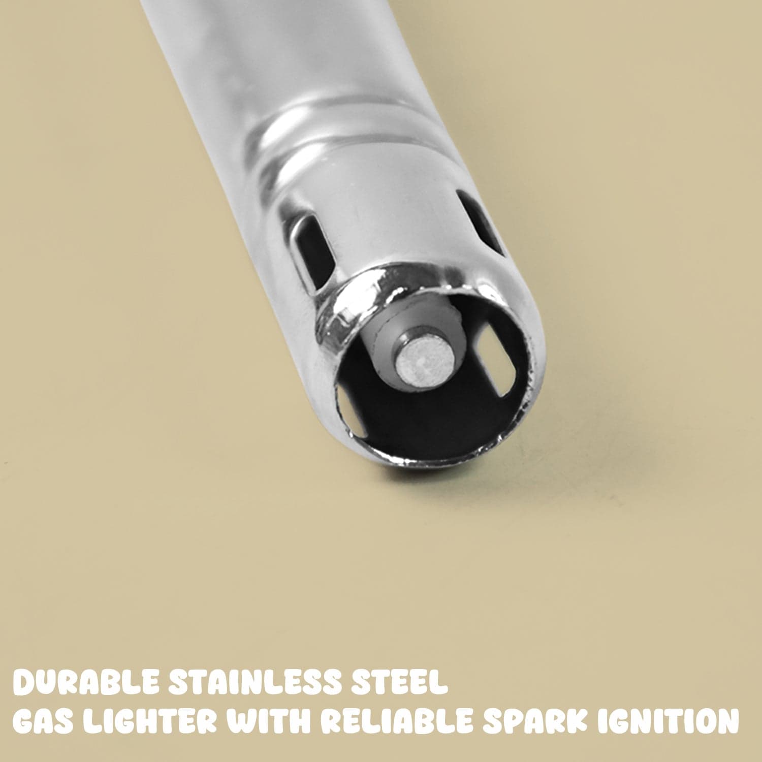 Apex Majestic Stainless Steel Gas Lighter thumbnail 3