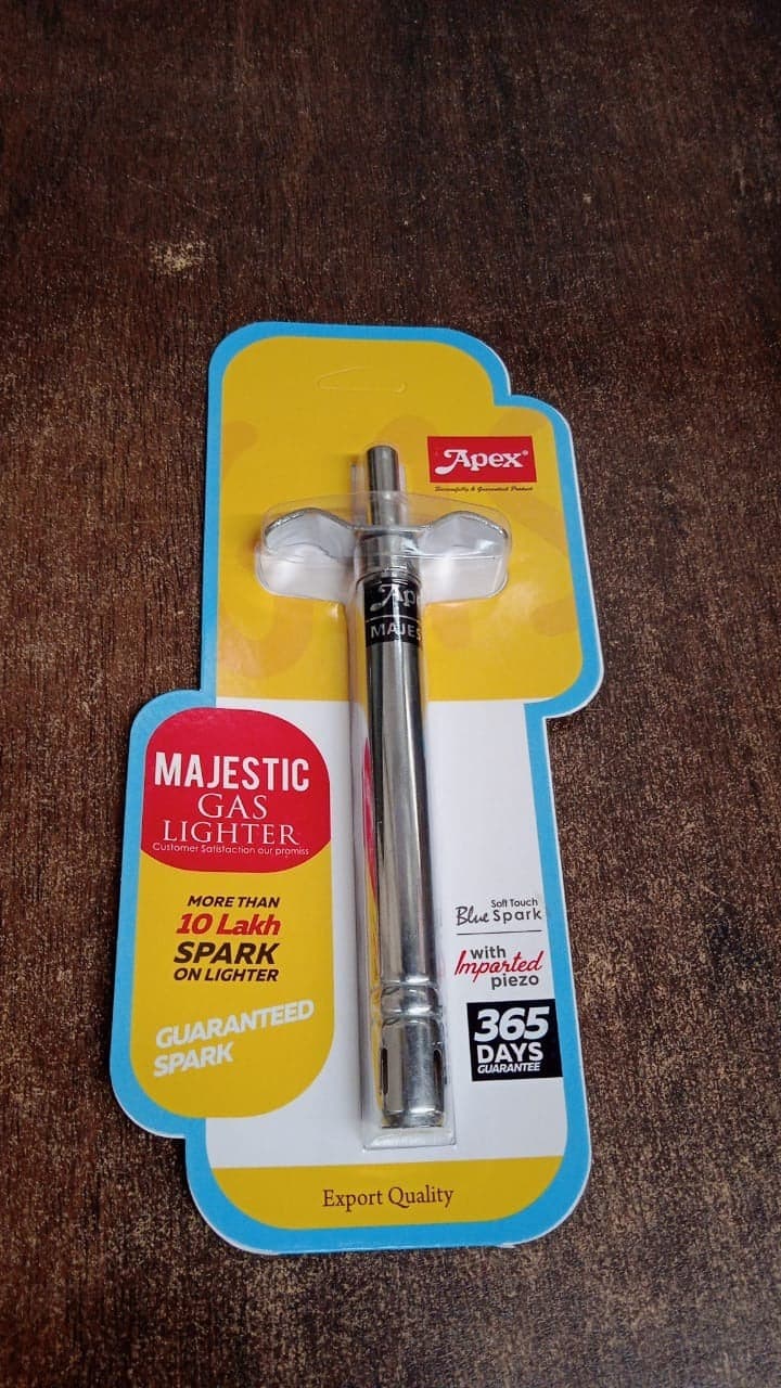 Apex Majestic Stainless Steel Gas Lighter thumbnail 6