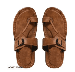 LifeO-Men's Synthetic Leather Flip Flip