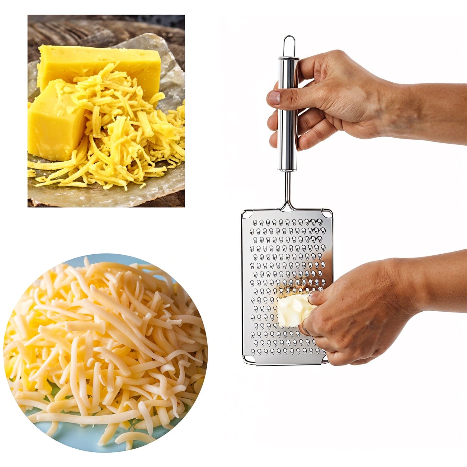 Apex Premium Stainless Steel Vegetable Grater 1 Pc thumbnail 3