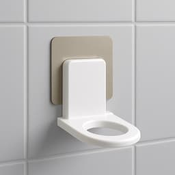 Wall-Mounted Adhesive Hook for Shampoo & Soap, Strong Hold (1pc)