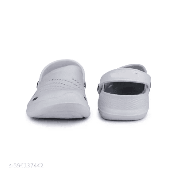 LifeO Men Lightweight Fashionable Super Soft Outdoor Clog Grey thumbnail 2