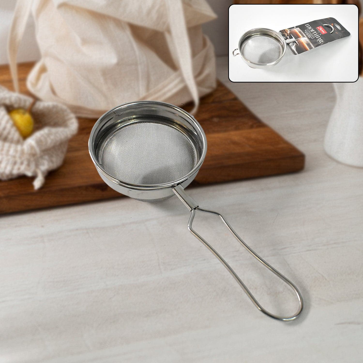 Apex Morning Stainless Steel Tea And Coffee Strainer thumbnail 2