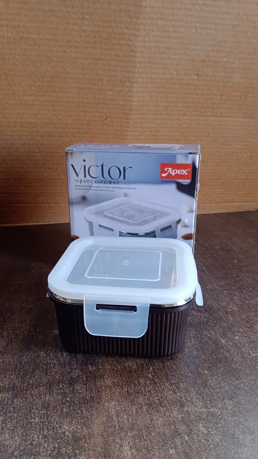 Apex Victor Square Food Storage Container 400 Ml 1 Pc thumbnail 6