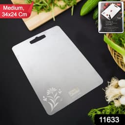 Apex Steel X Stainless Steel Medium Chopping Board