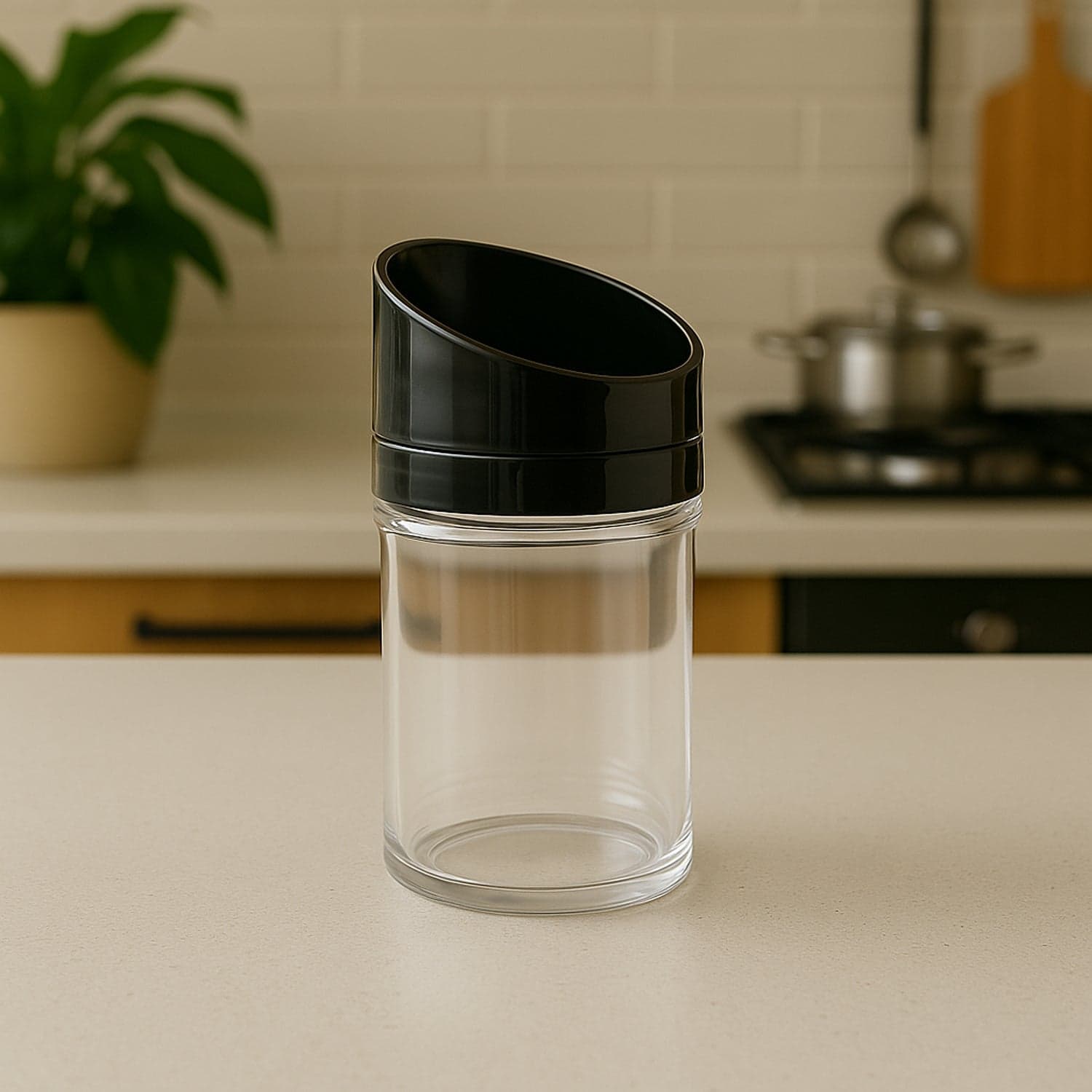 Apex Slant Lid Kitchen Storage Jar Set 2 Pc thumbnail 3