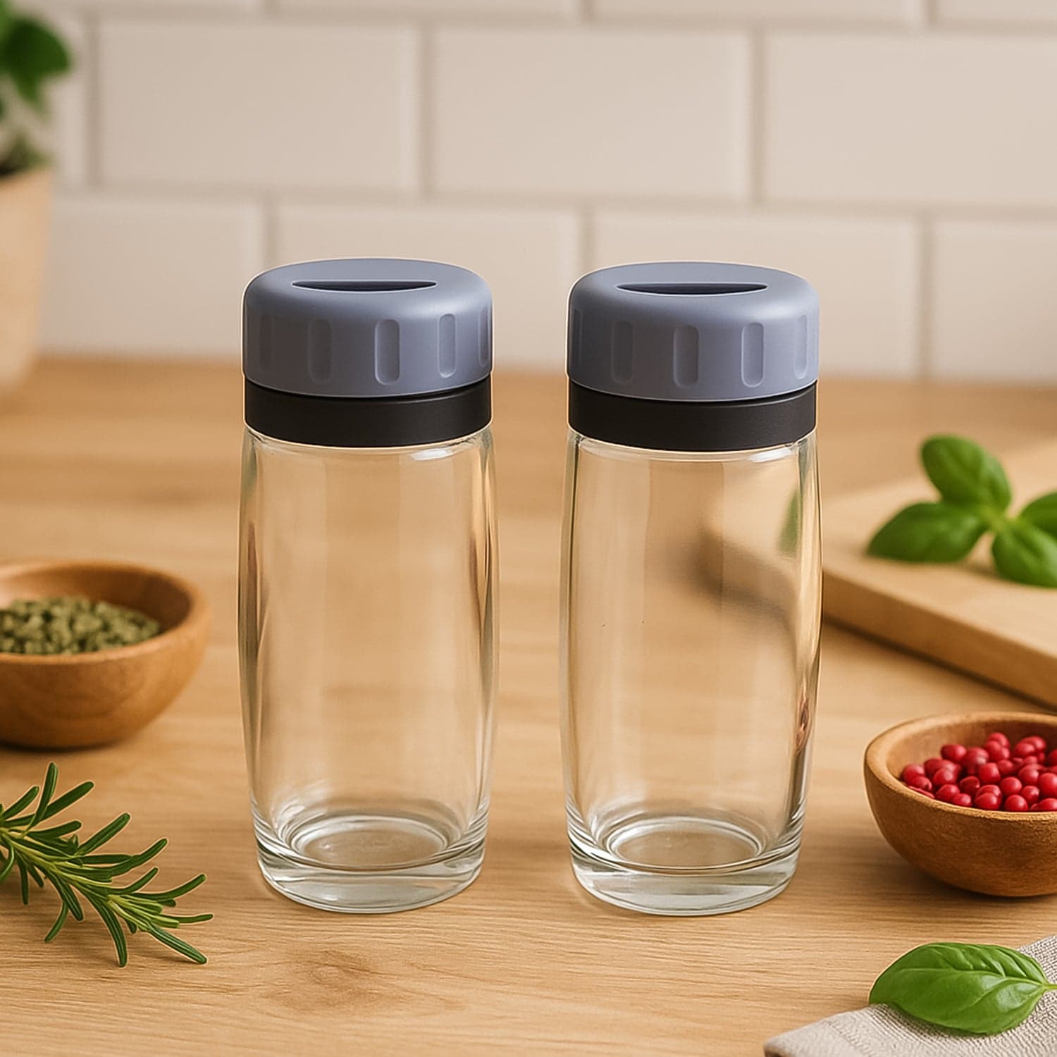 Apex Acrylic Salt And Pepper Shaker Set Of 2 thumbnail 2