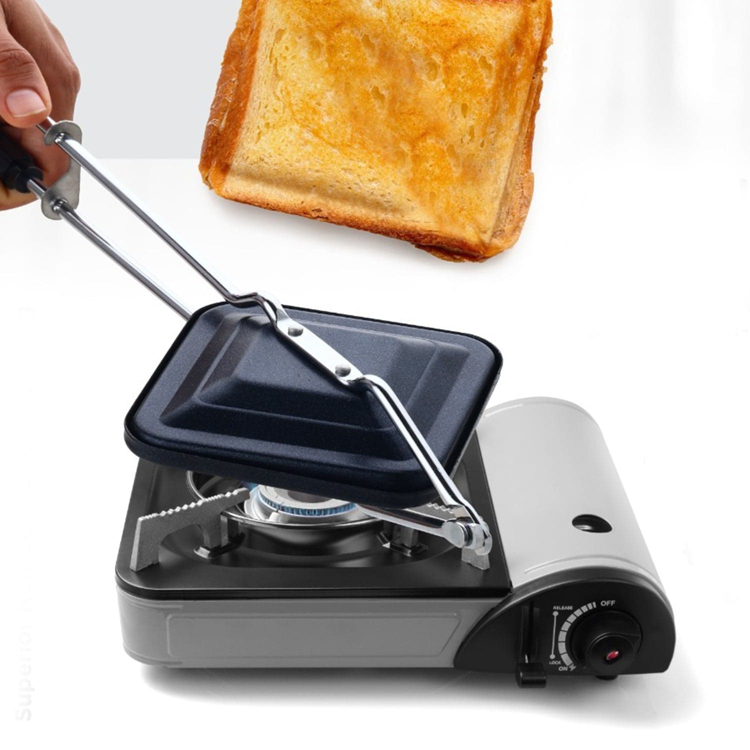 Apex Regular Non Stick Flame Based Sandwich Toaster thumbnail 2