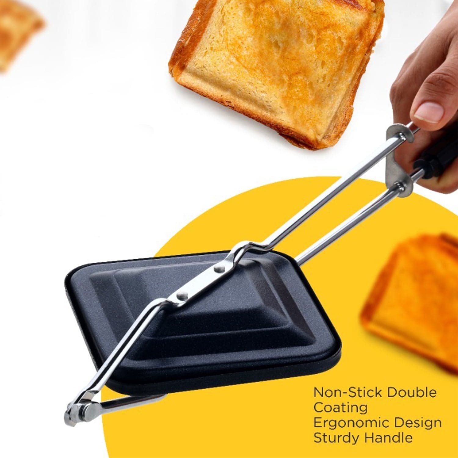 Apex Regular Non Stick Flame Based Sandwich Toaster thumbnail 5