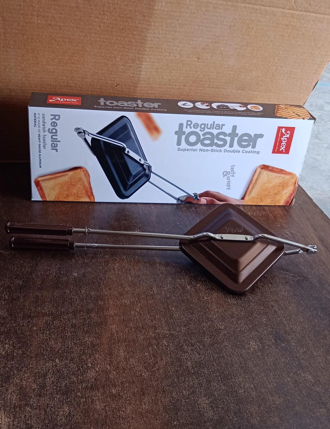 Apex Regular Non Stick Flame Based Sandwich Toaster thumbnail 8