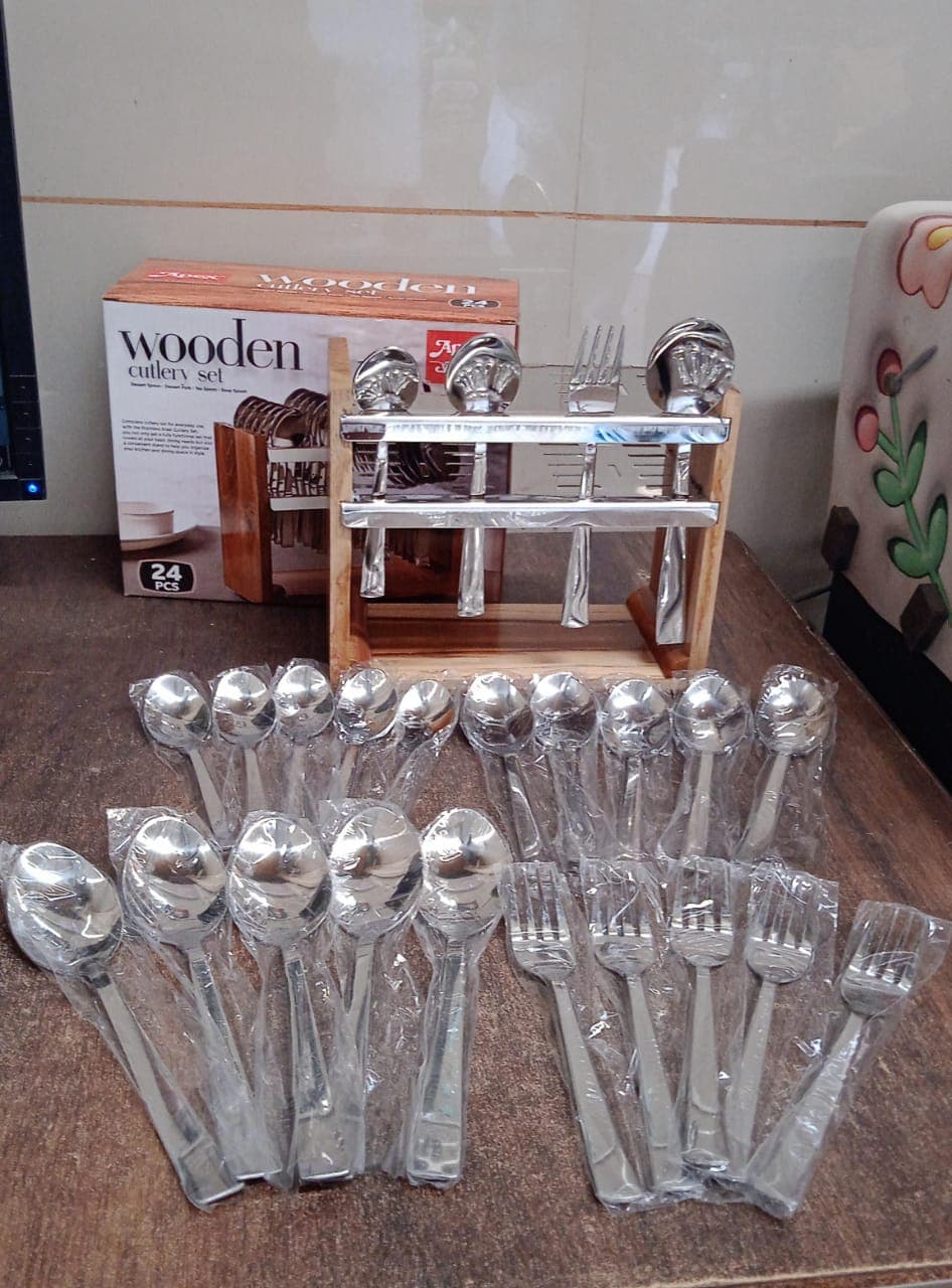 Apex Premium Stainless Steel Cutlery Set 24 Pc 2 thumbnail 2