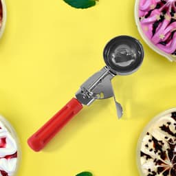 Apex Ice Cream Scoop of 70 ML Stainless Steel Head with Ergonomic Handle (1 Pc)