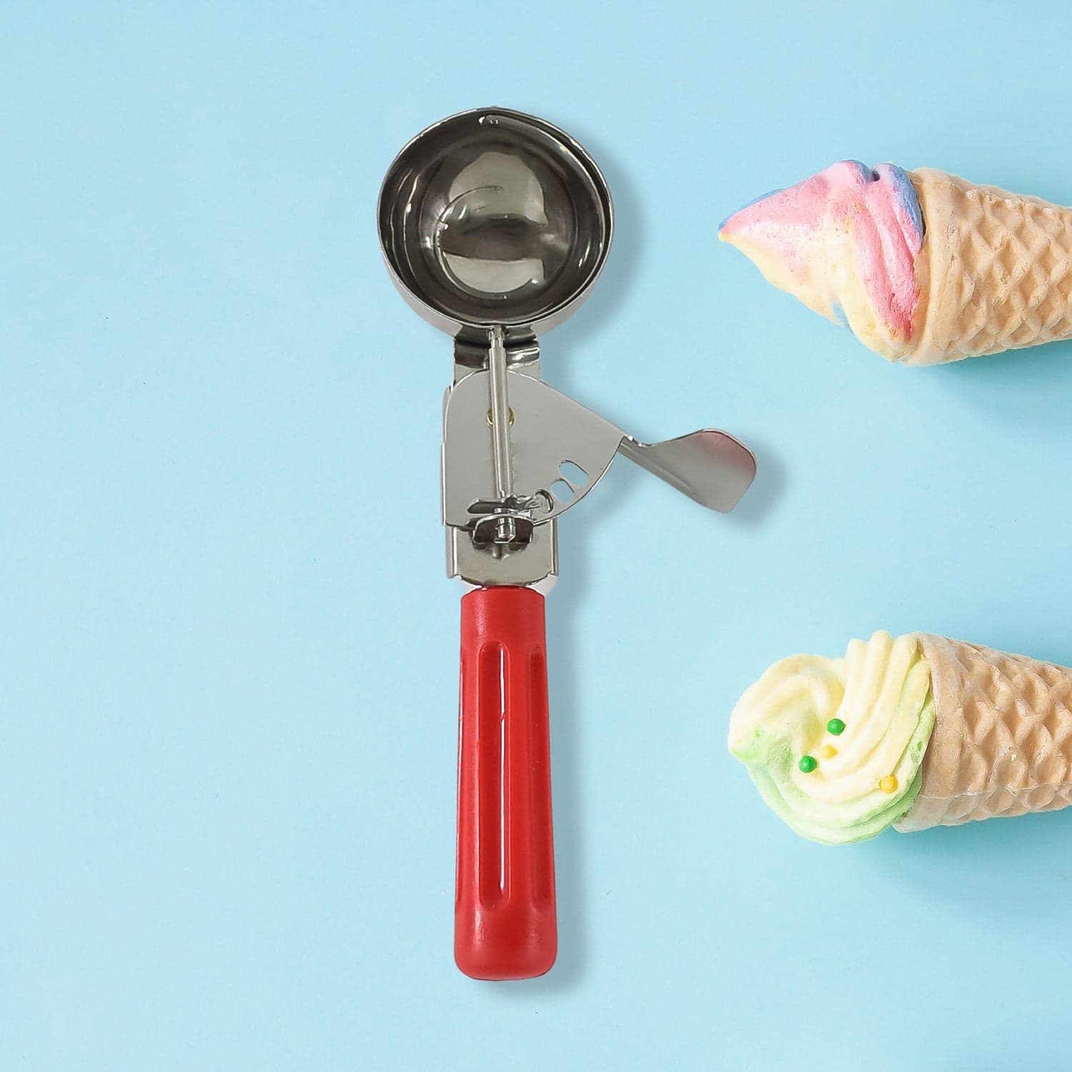 Apex Ice Cream Scoop of 70 ML Stainless Steel Head with Ergonomic Handle (1 Pc) thumbnail 6