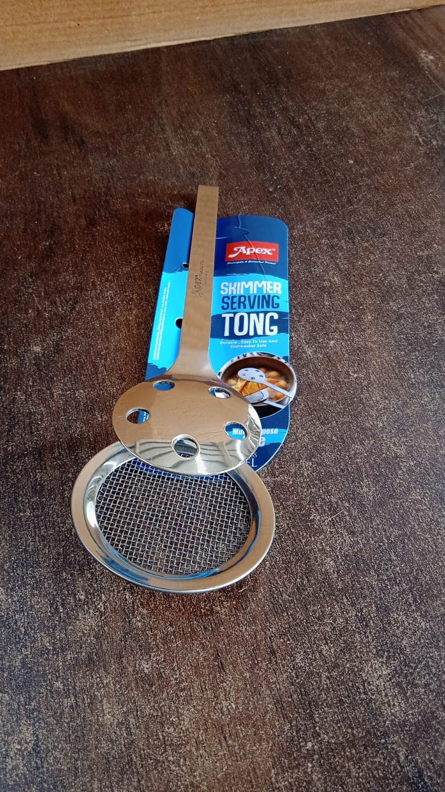 Apex Stainless Steel Skimmer Serving Tong thumbnail 6