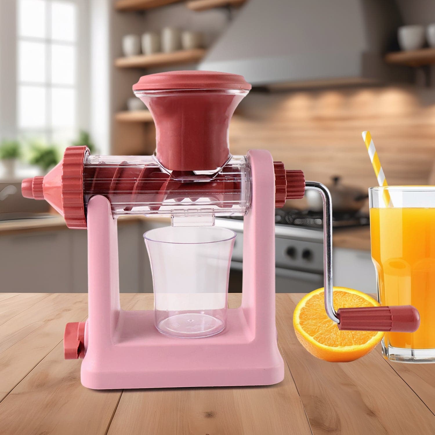 Apex Heavy Duty Manual Hand Juicer Machine Set thumbnail 2