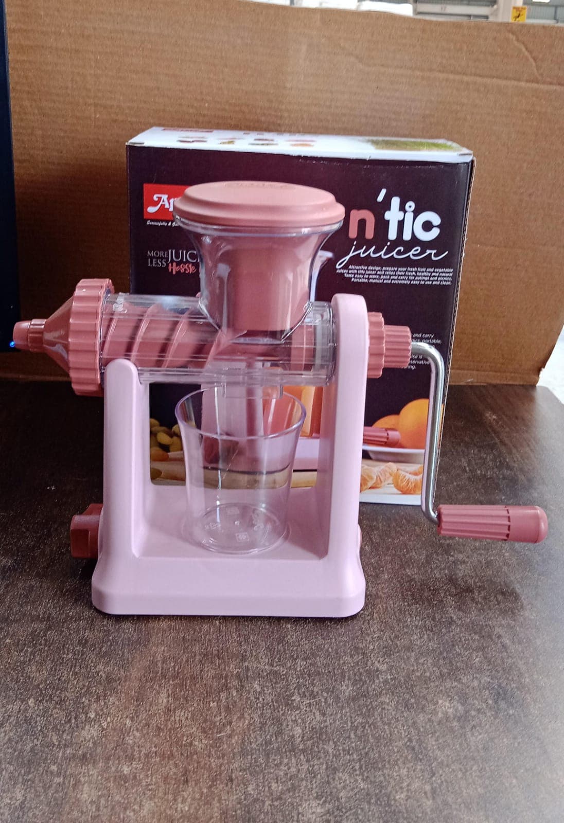 Apex Heavy Duty Manual Hand Juicer Machine Set thumbnail 6
