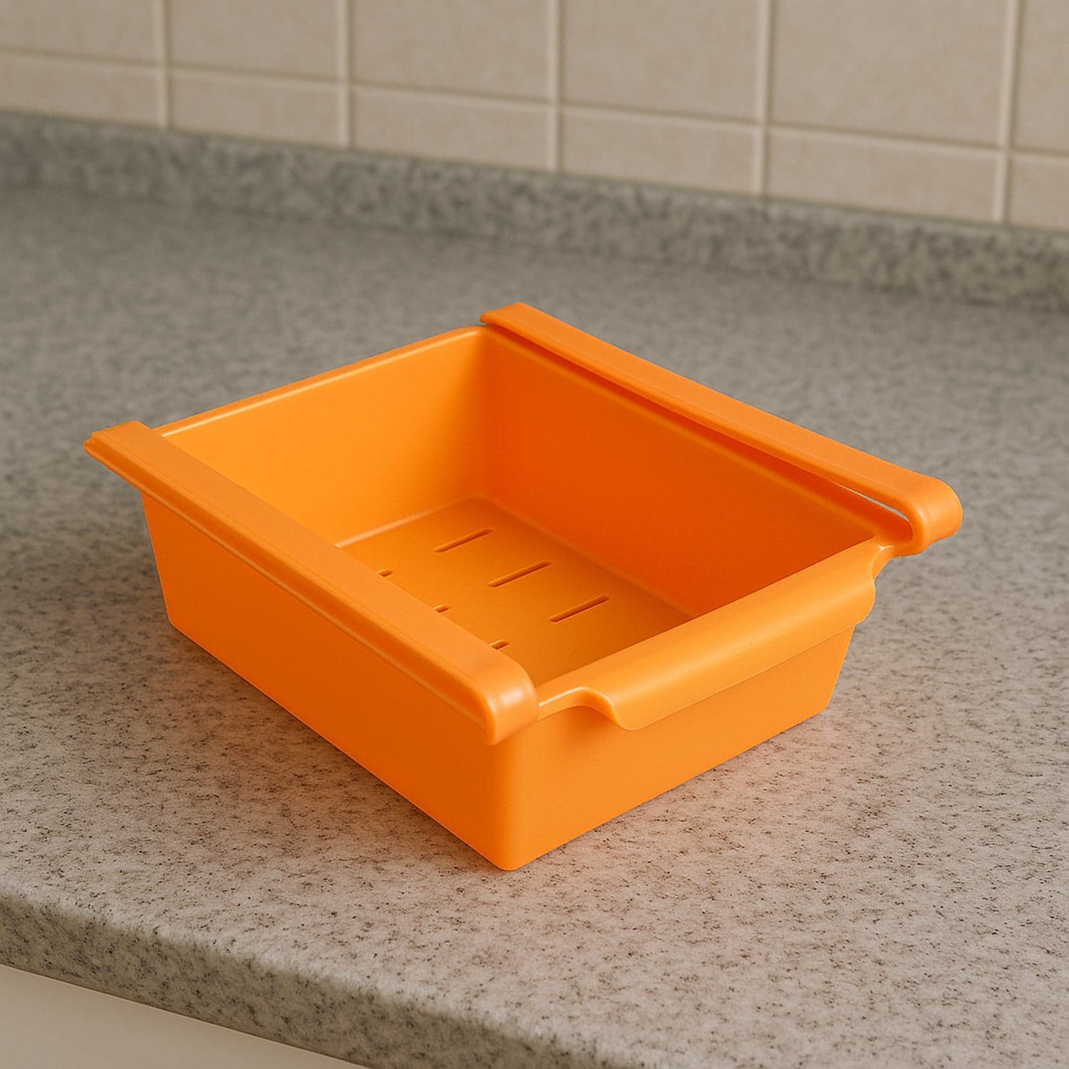 Adjustable Sliding Refrigerator Storage Basket 1 Pc thumbnail 2