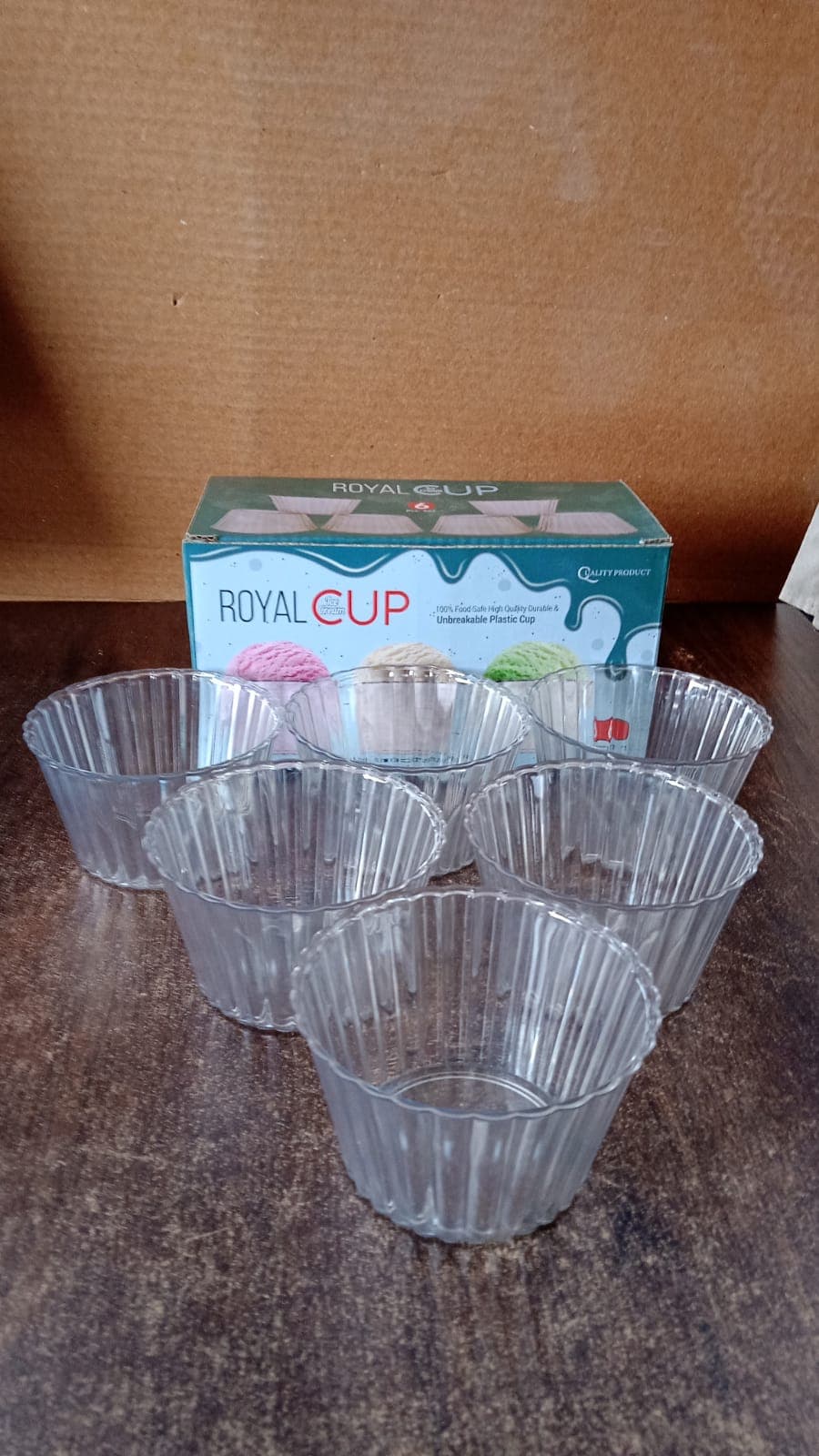 11911 Plastic Royal Ice Cream Cup 6Pc thumbnail 6