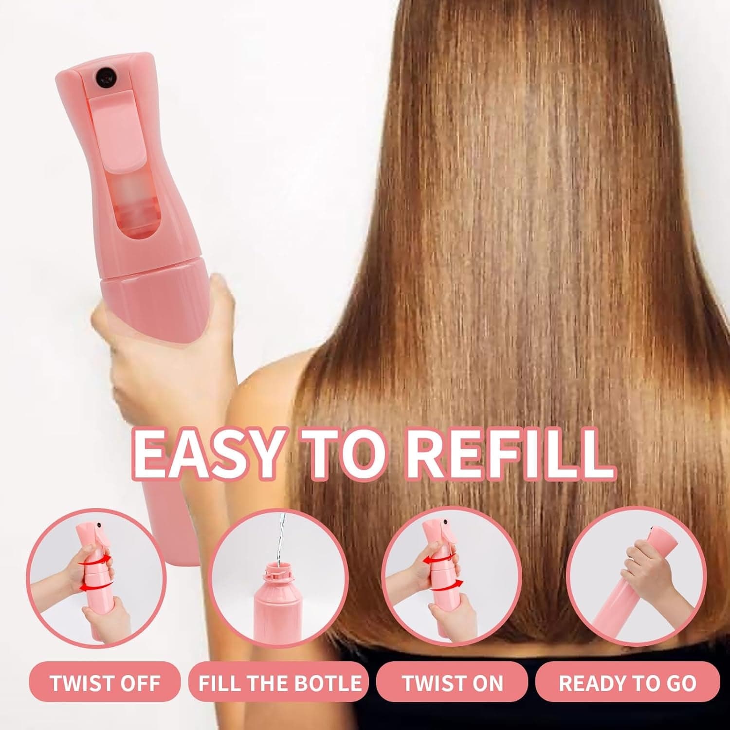 Approx 300Ml Continuous Mist Spray Bottle thumbnail 2