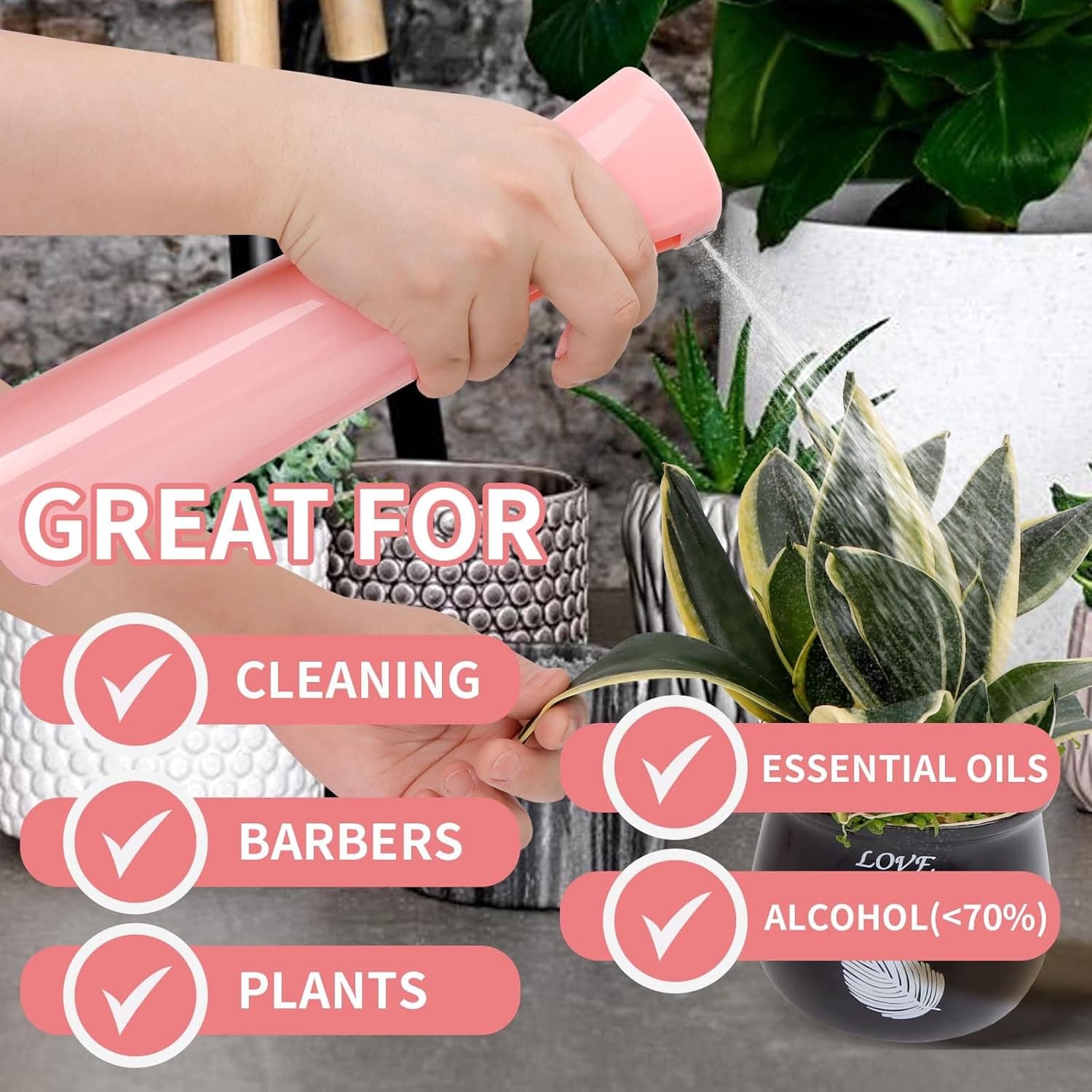Approx 300Ml Continuous Mist Spray Bottle thumbnail 5