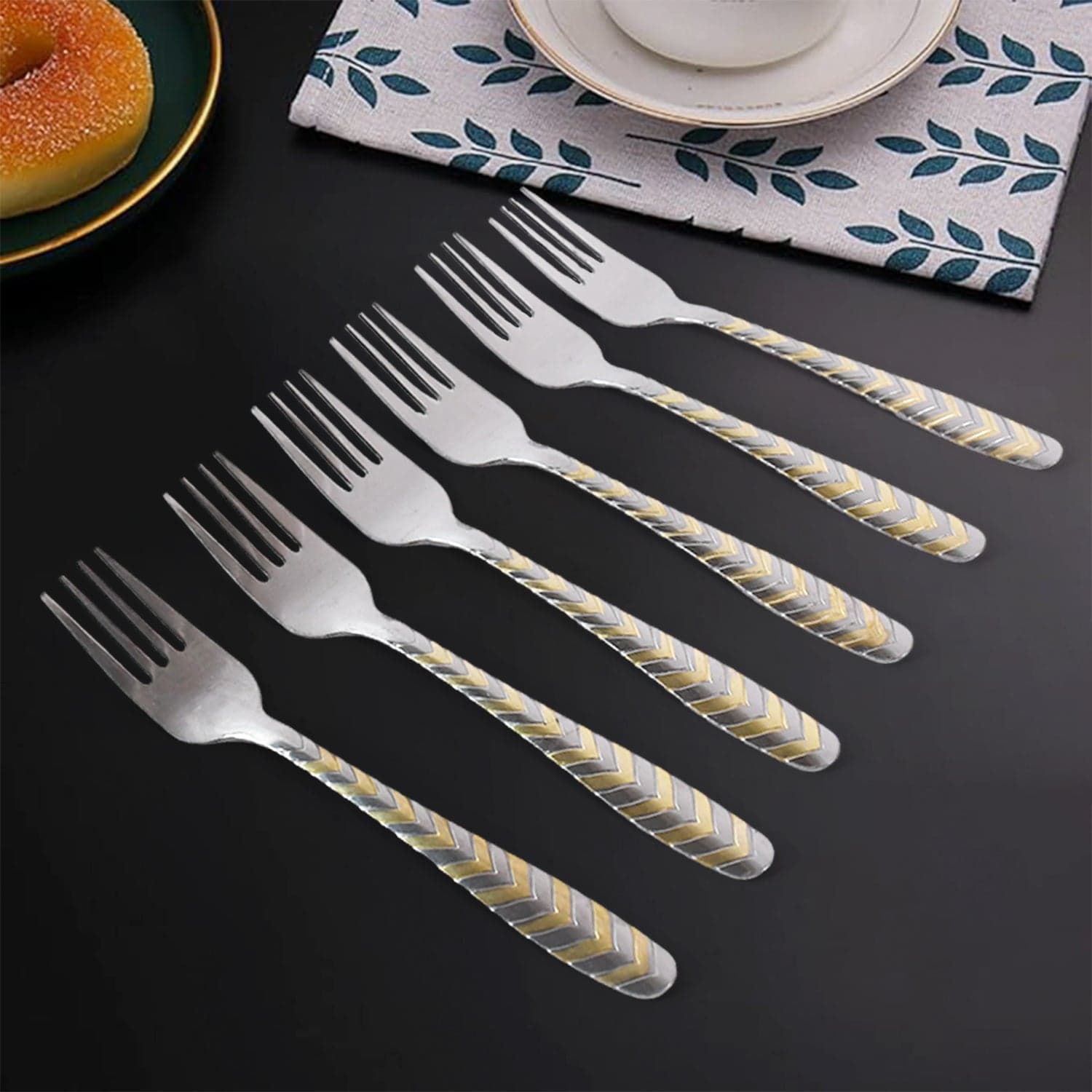 Elegant Stainless Steel Fork 1 Set thumbnail 2