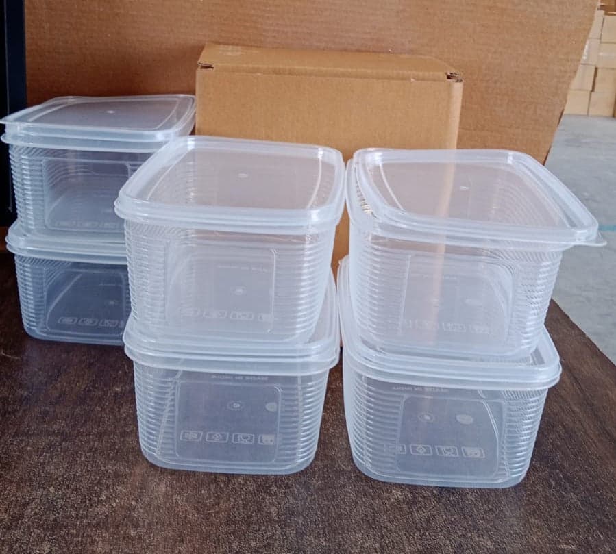 6 Pcs Multipurpose Plastic Food Storage Container Set thumbnail 7