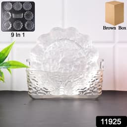 9 In 1 Plastic Bowl With Serving Tray Set