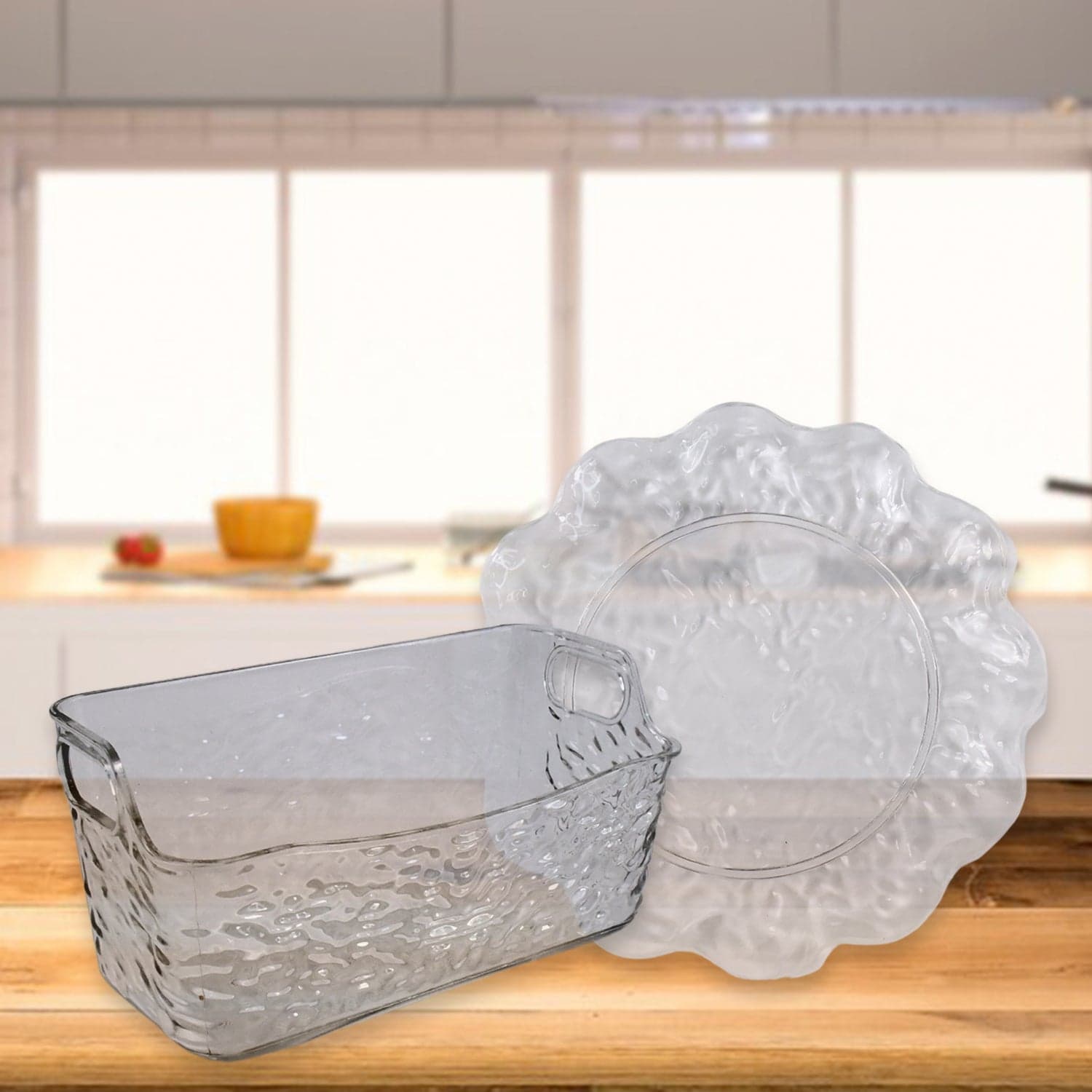 9 In 1 Plastic Bowl With Serving Tray Set thumbnail 2