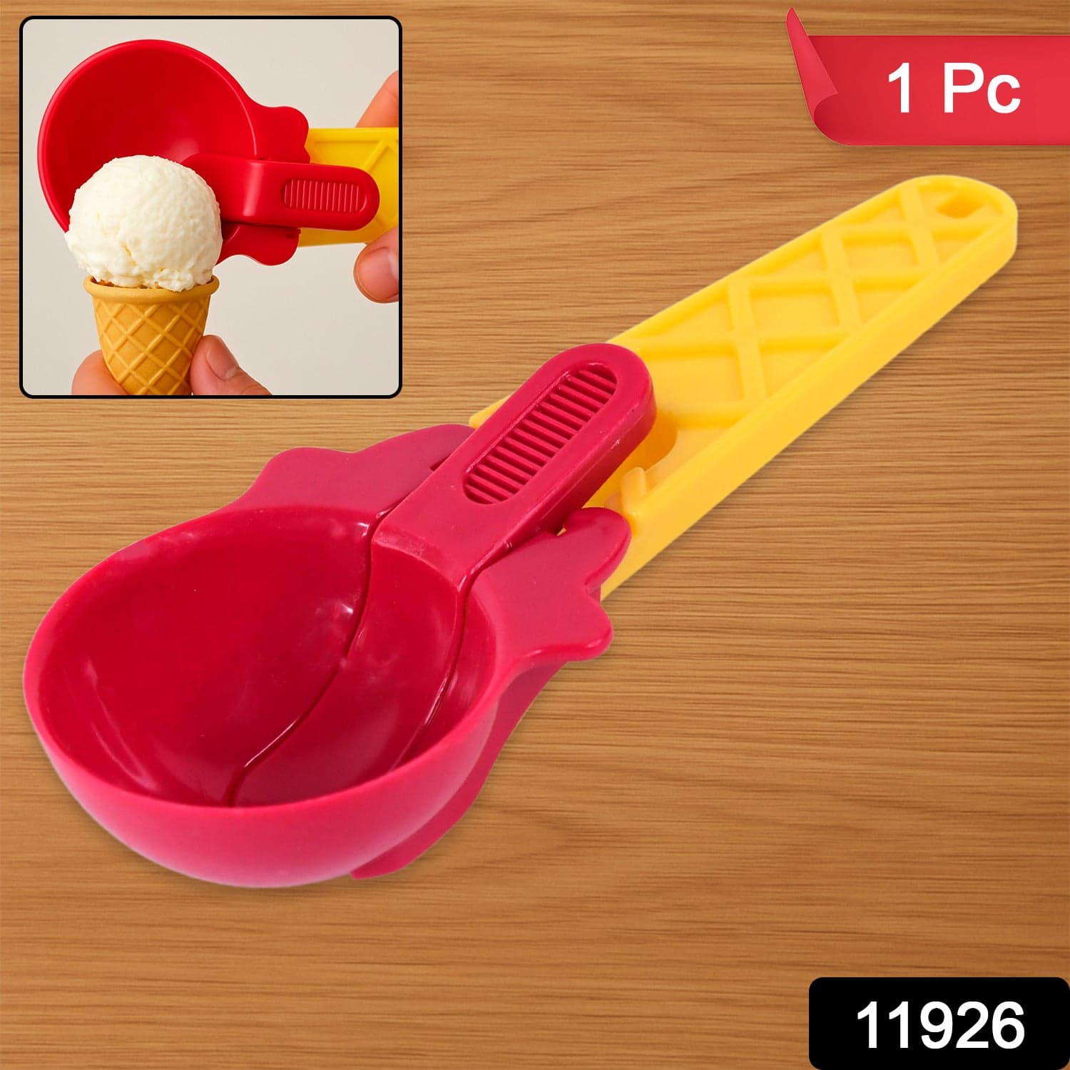 Plastic Ice Cream Spoons 1 thumbnail 1