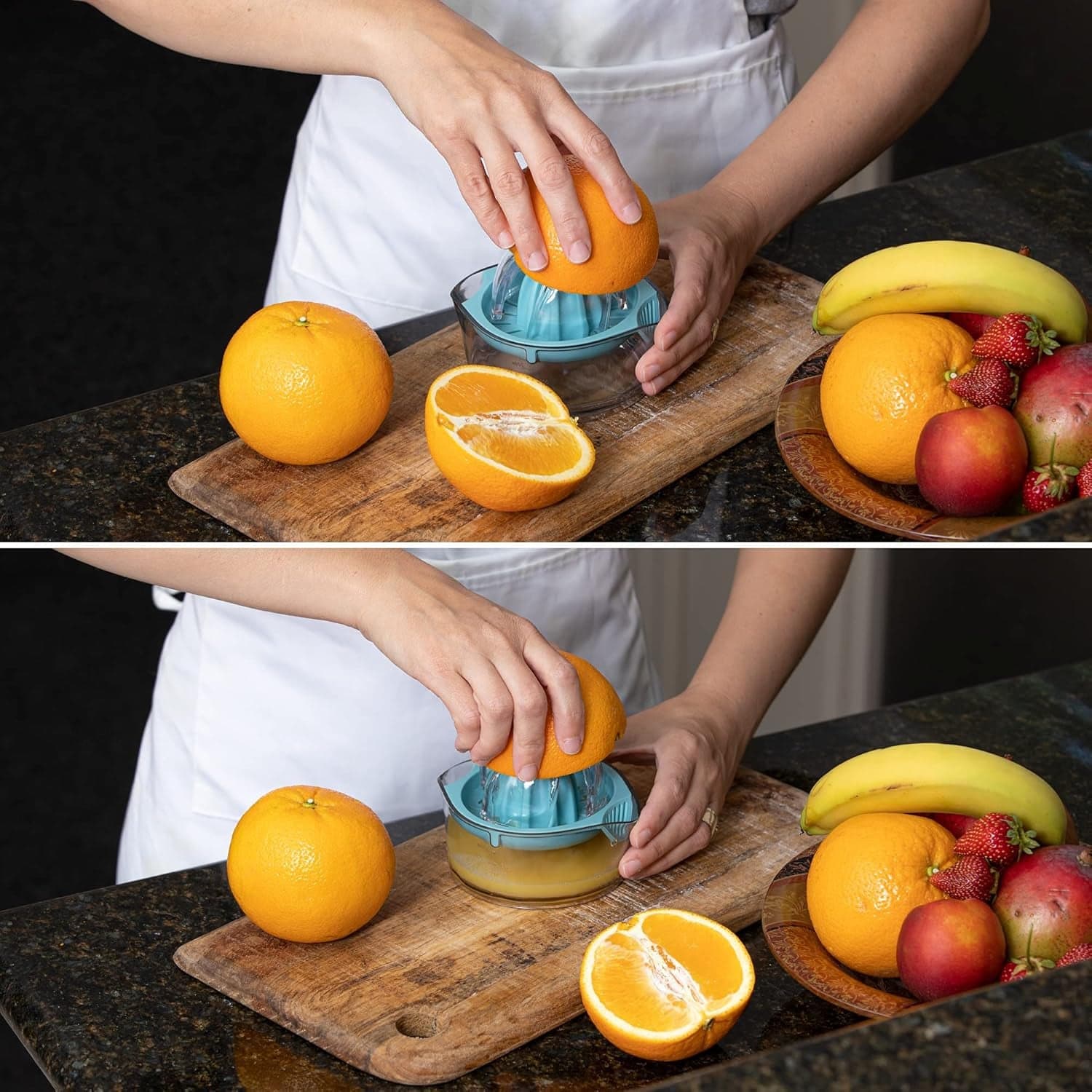 Manual Citrus Fruit Juicer With Measuring Cup thumbnail 3