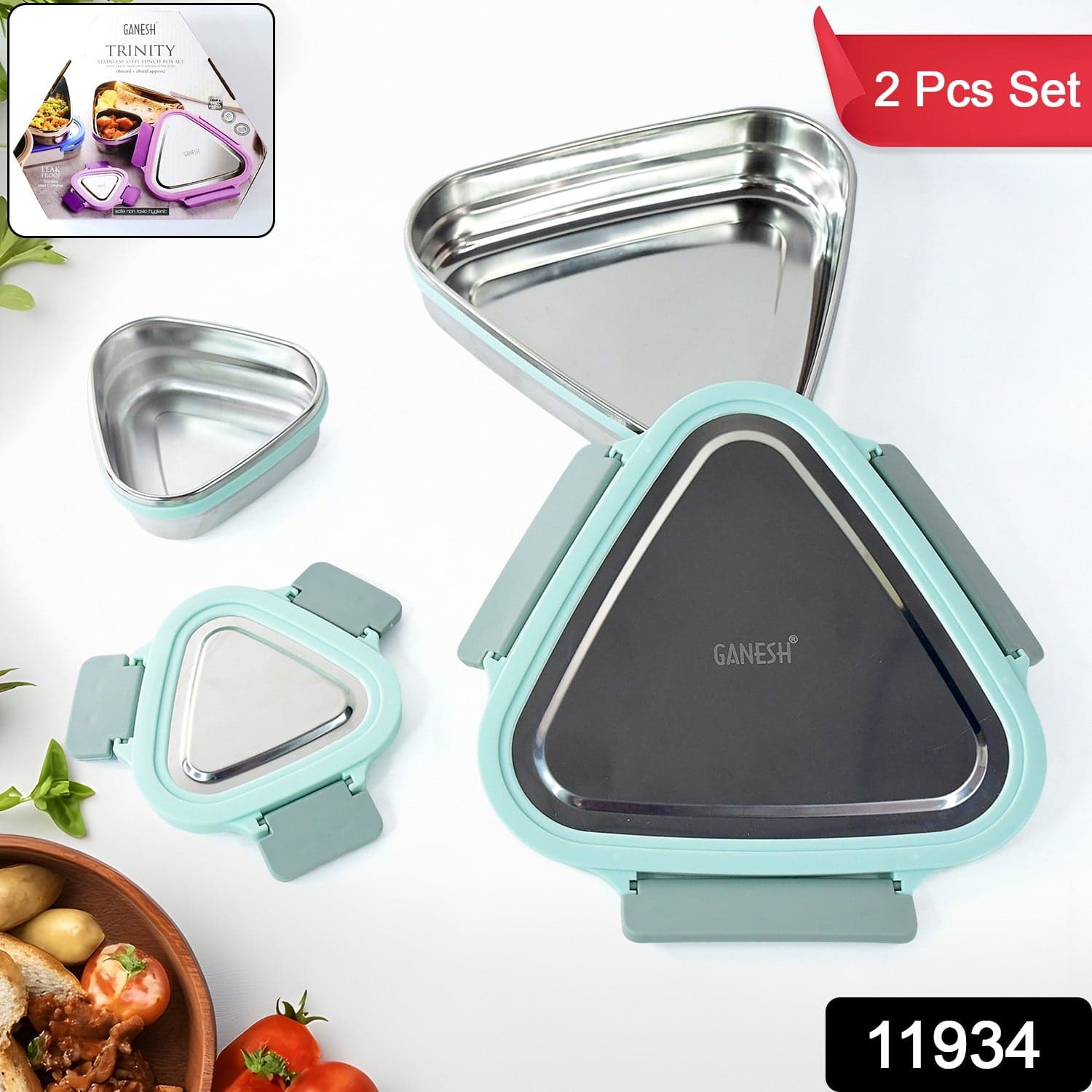 Ganesh Trinity Lunch Box Set thumbnail 1