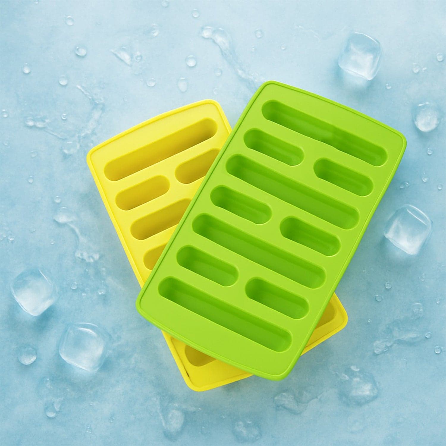 Plastic Ice Cube Tray Set 4 Pc thumbnail 2