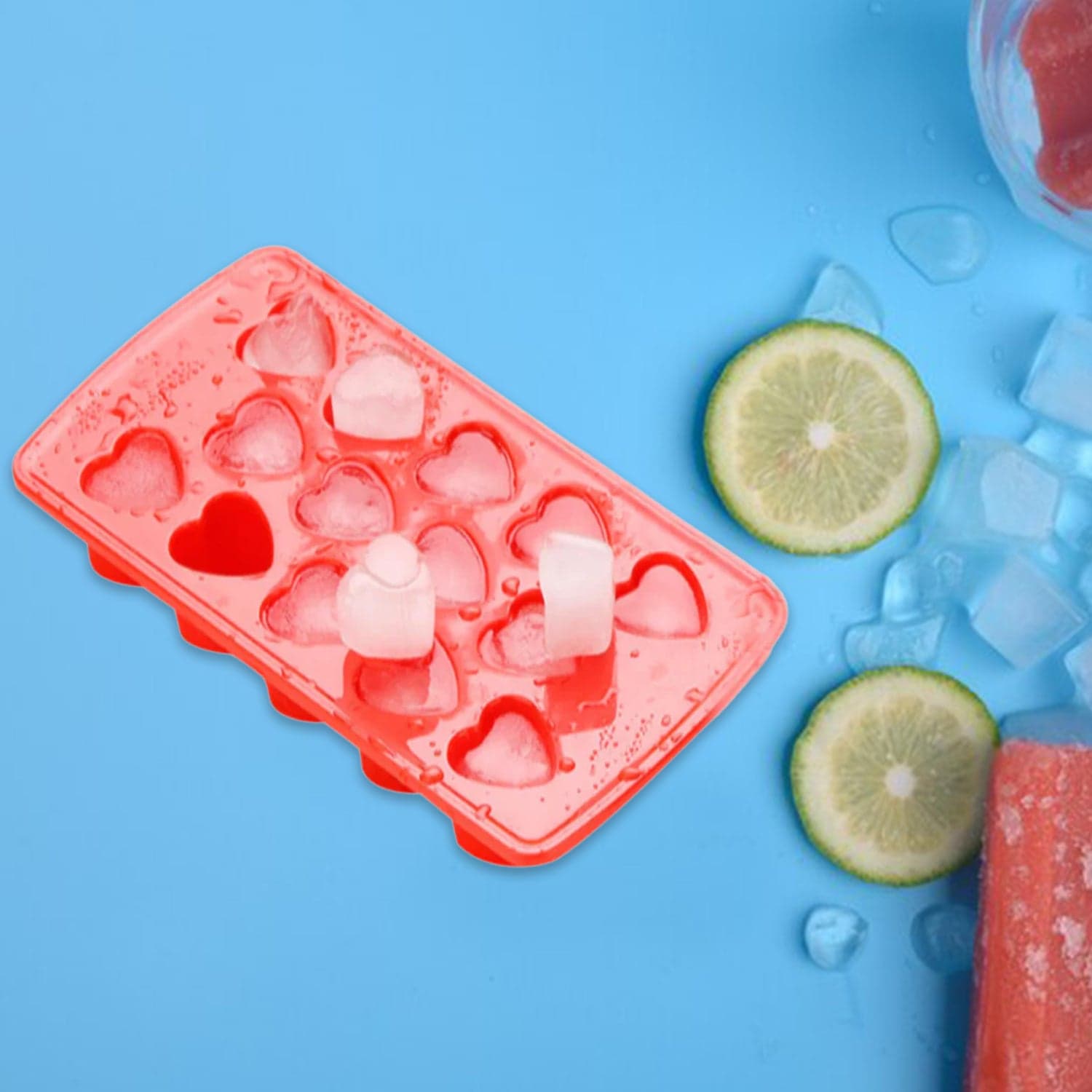 Plastic Ice Cube Tray Set 4 Pc thumbnail 5