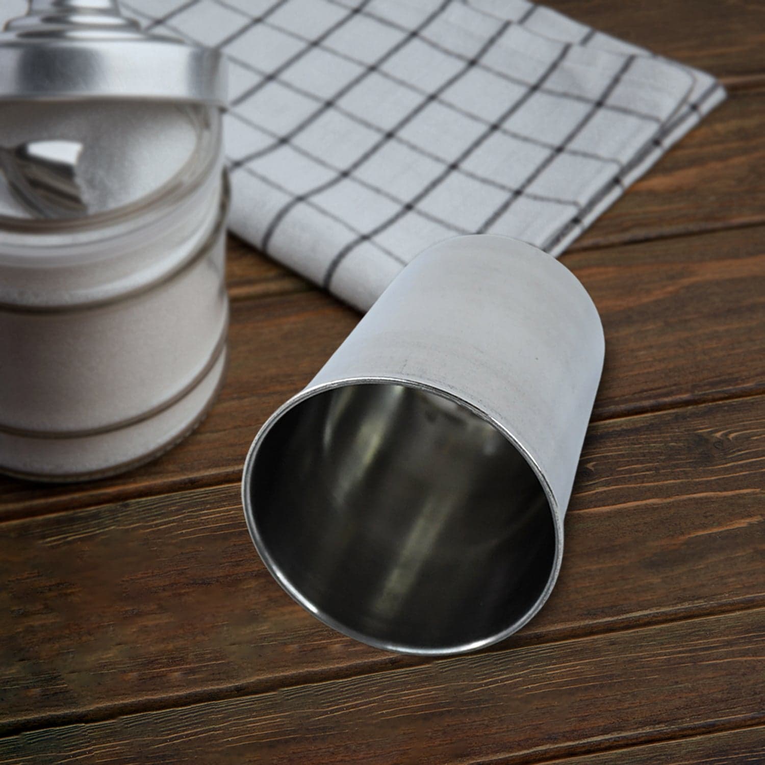 Small Stainless Steel Drinking Glass 1 Pc thumbnail 5