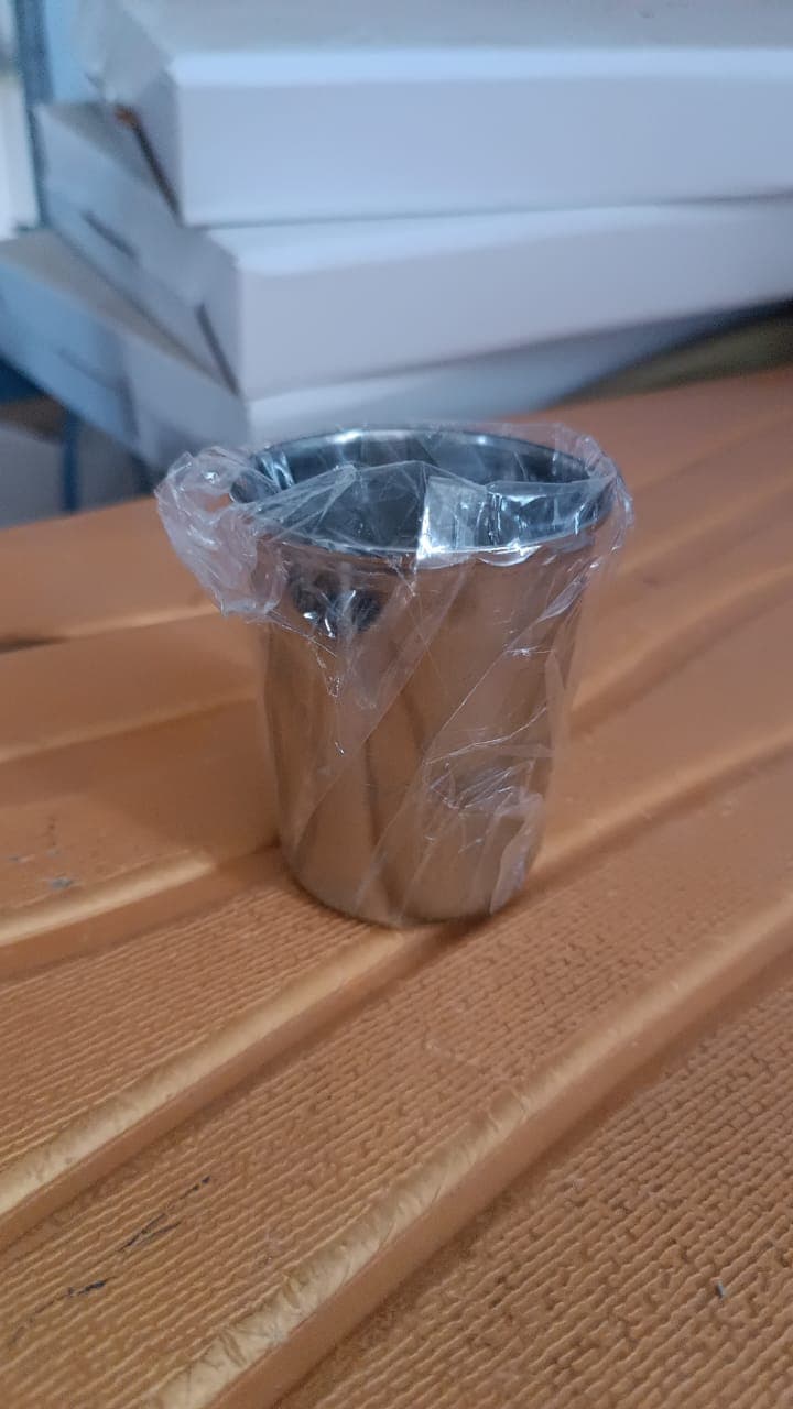 Small Stainless Steel Drinking Glass 1 Pc thumbnail 7