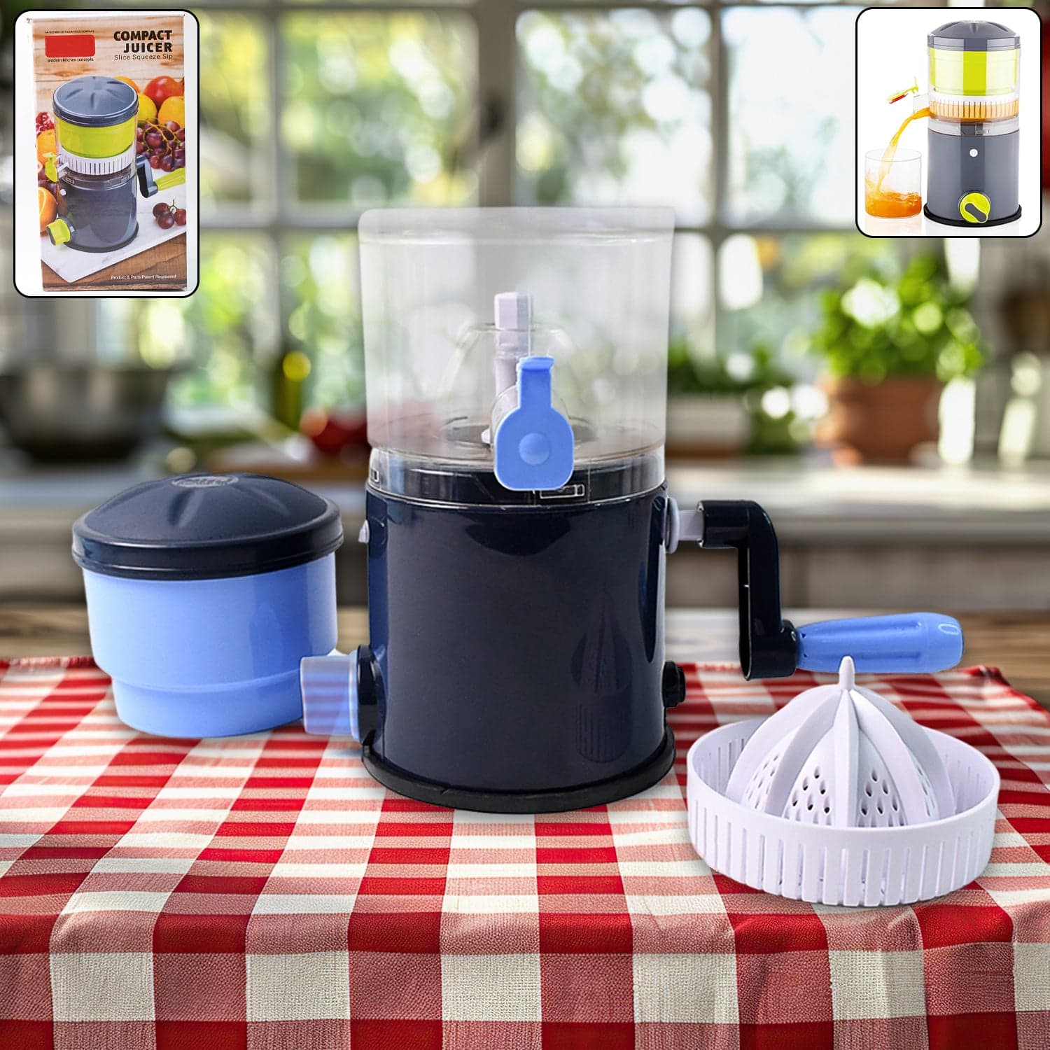 Hand Operated Compact Manual Juicer thumbnail 2