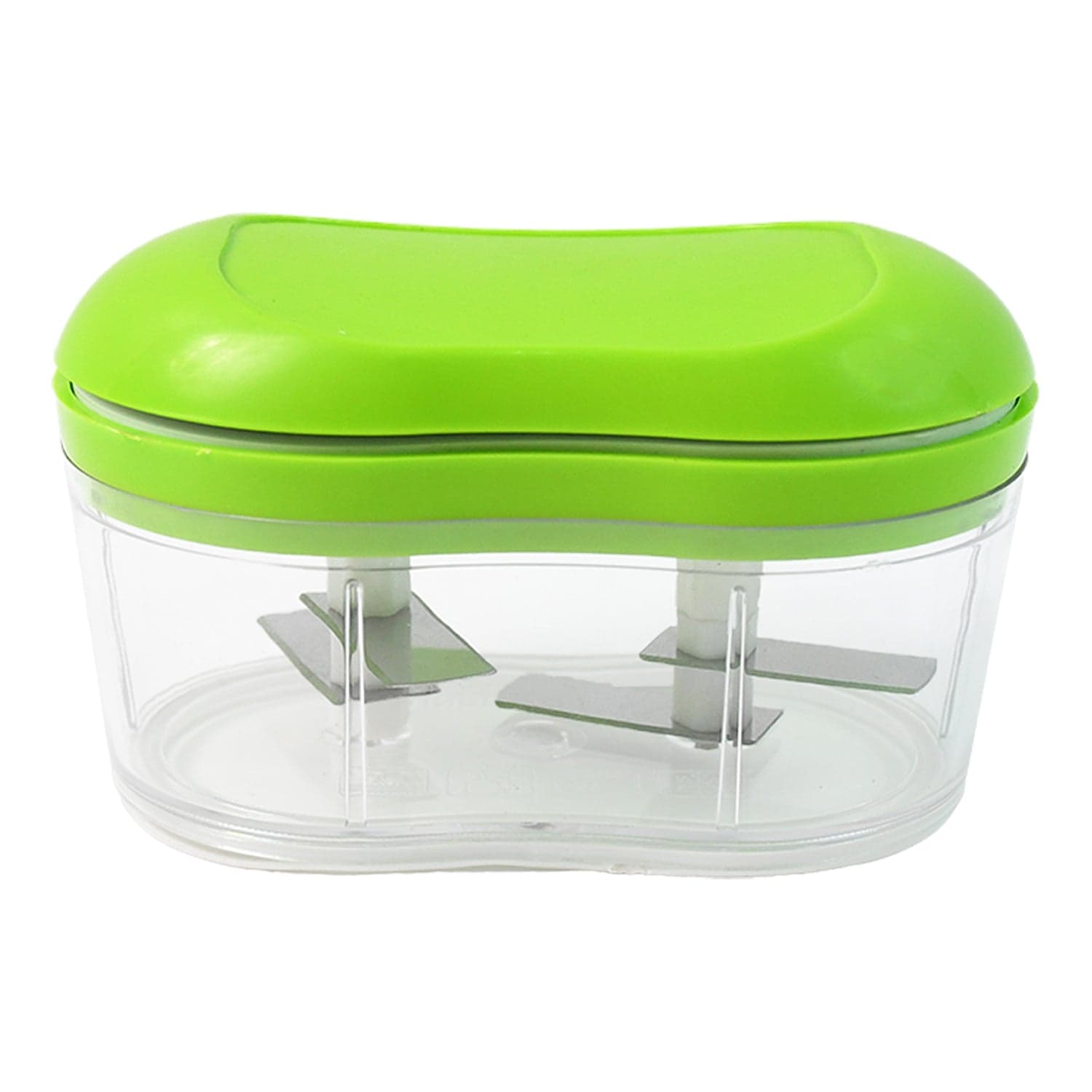 Manual Hand Push Garlic Cutter Vegetable Chopper thumbnail 4