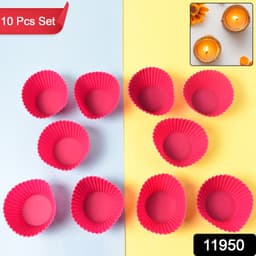 Silicone Cup Cake Mould Pcs 10
