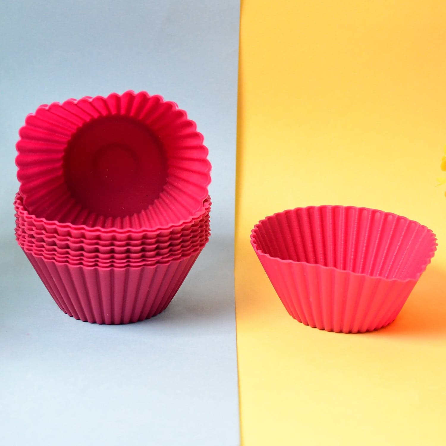 Silicone Cup Cake Mould Pcs 10 thumbnail 5