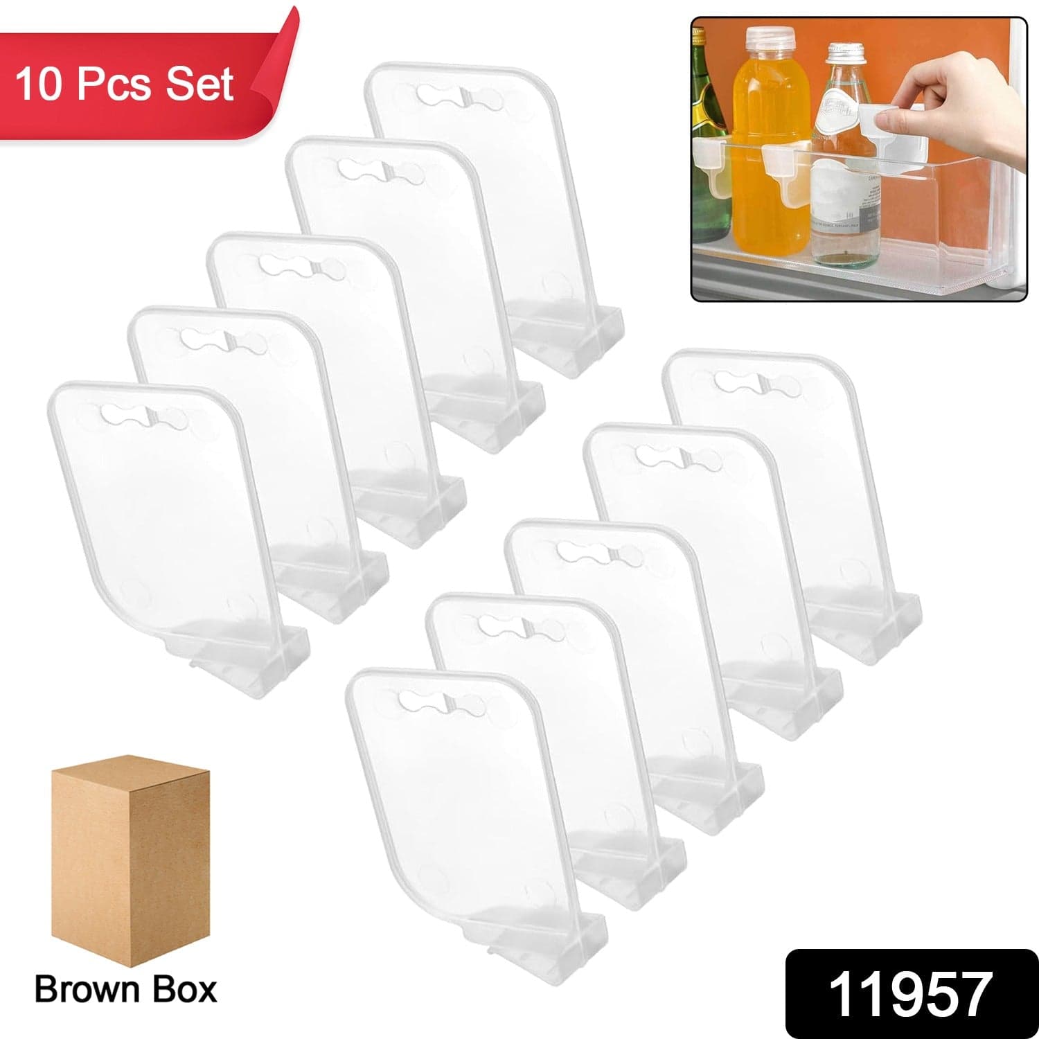 Plastic Storage Baskets Space allocator thumbnail 2