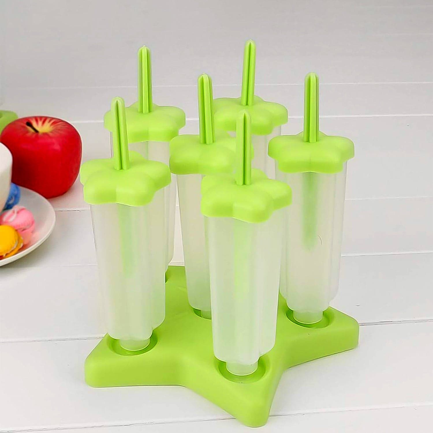 Plastic Ice Cream Molds with Lid (1 Set / 6 Pc) thumbnail 1