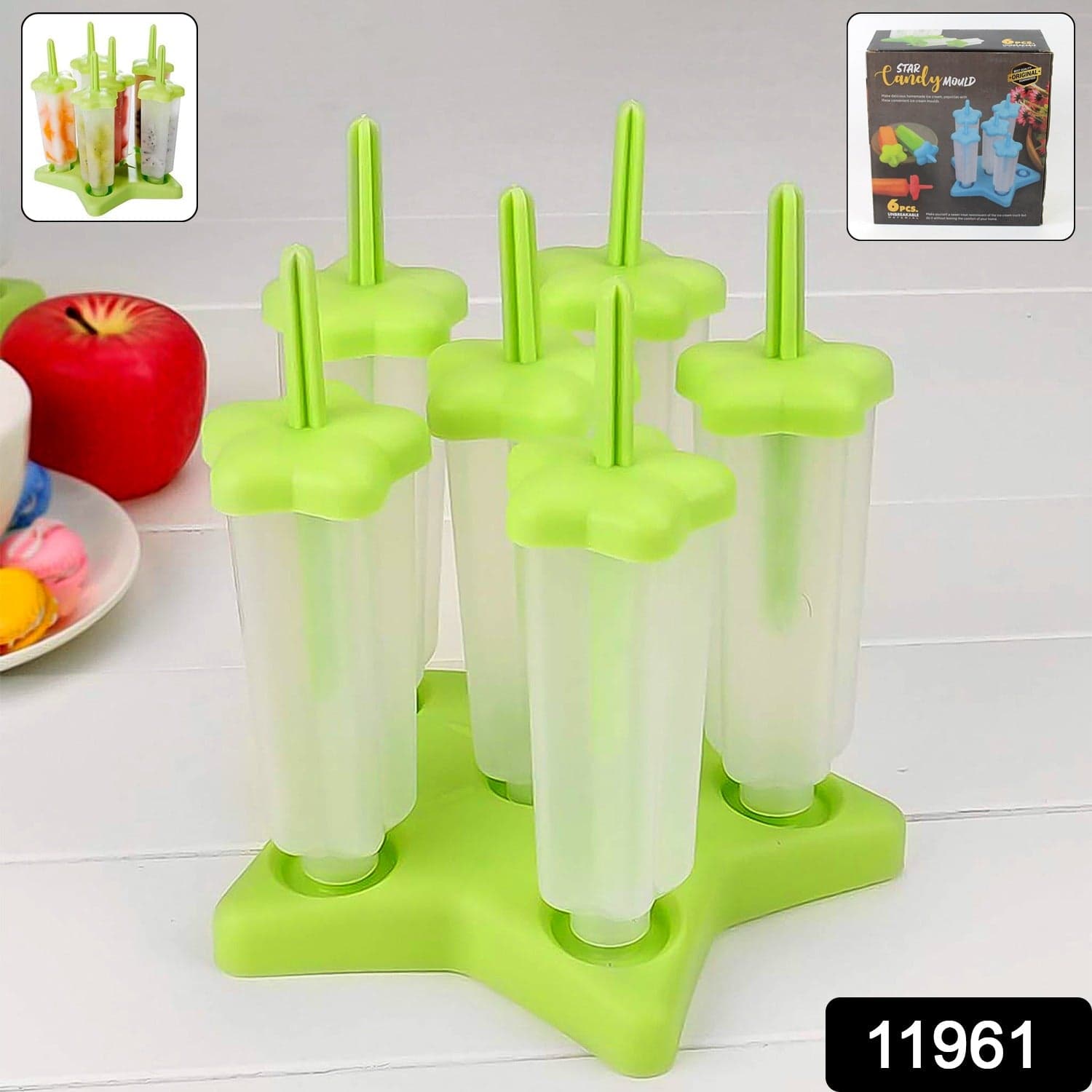 Plastic Ice Cream Molds with Lid (1 Set / 6 Pc) thumbnail 2