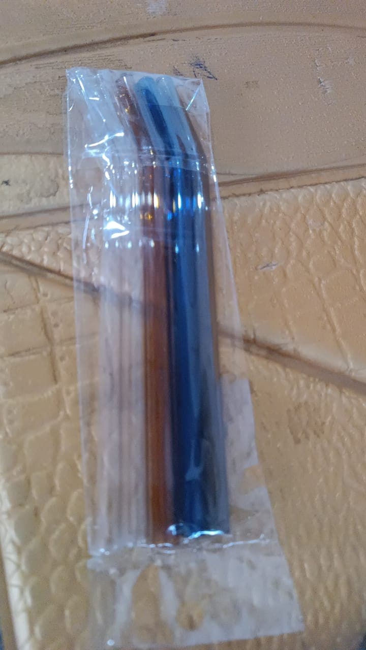 Reusable Glass Straws Clear Glass Drinking Straw (5 pcs Set) thumbnail 7